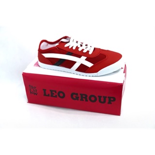 Cior.shop รองเท้าผ้าใบลีโอสตาร์ (Leostar) รุ่น SAKURA สีแดง แท้ 100%
