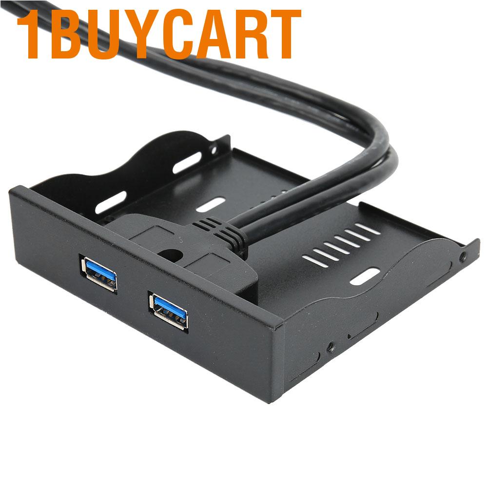 1buy-usb-3-0-floppy-front-panel-3-5-flopy-bay-19-pin-to-2-interface-usb-hub