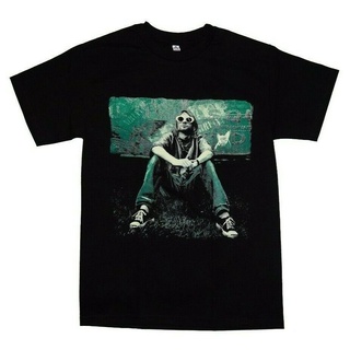 เสื้อยืดผ้าฝ้ายพิมพ์ลายคลาสสิก ใหม่ เสื้อยืดลําลอง ผ้าฝ้าย แขนสั้น พิมพ์ลาย Kurt Cobain Nirvana cool Grudge Rock 90S Ro
