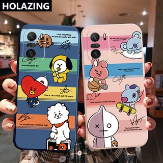 เคสโทรศัพท์มือถือ ขอบสี่เหลี่ยม ลายการ์ตูน สําหรับ Xiaomi Redmi Note 10 Pro 9S 9A POCO X3 NFC M3 Pro 5G