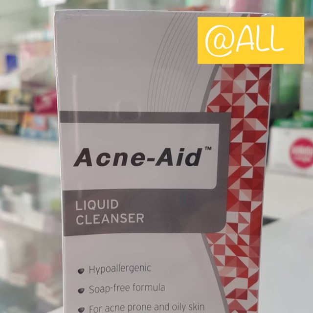 คลีนเซอร์ล้างหน้า-acne-aid-liquid-cleanser-100ml