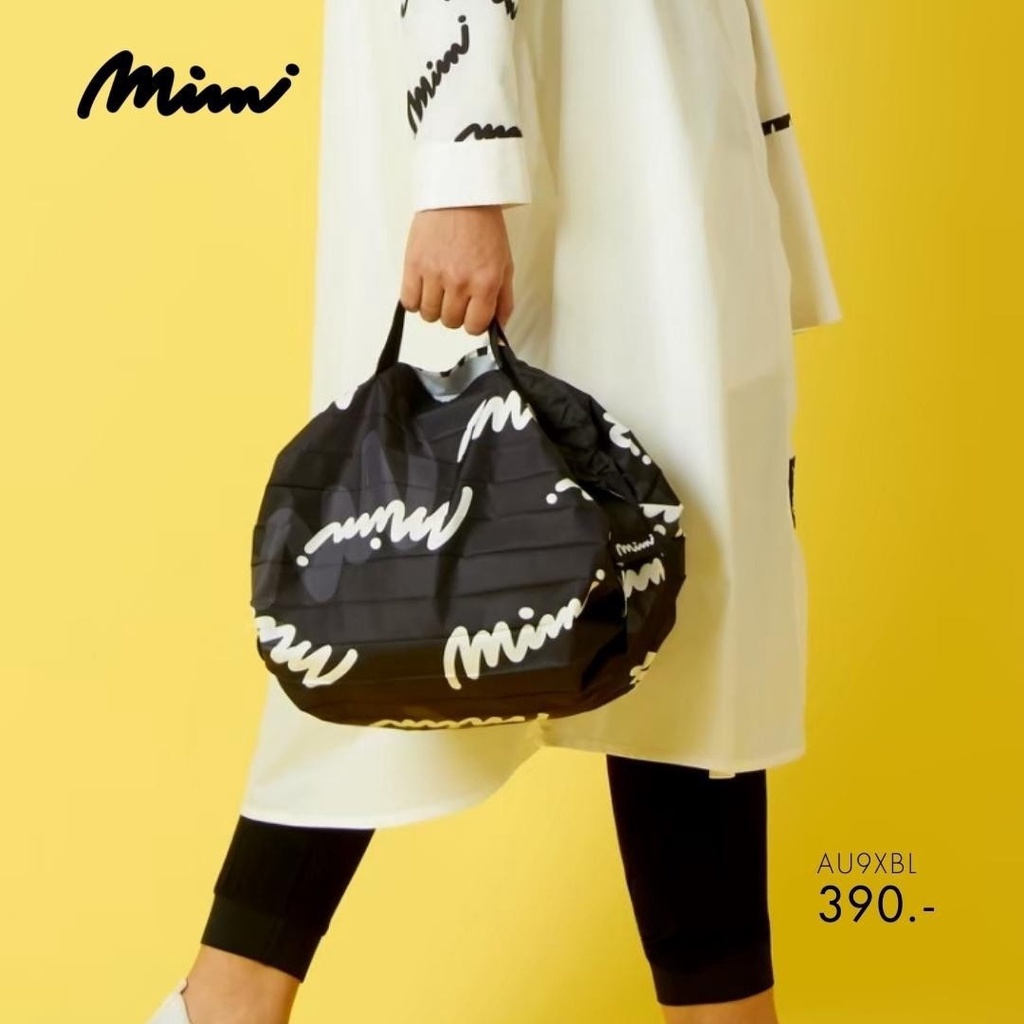 mimi-กระเป๋าผ้าสะท้อนน้ำสีดำ-ลาย-mimi-au9xbl