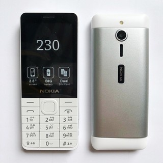 โทรศัพท์มือถือ โนเกียปุ่มกด NOKIA  230 (สีขาว) 2 ซิม จอ 2.8นิ้ว  รุ่นใหม่ 2020