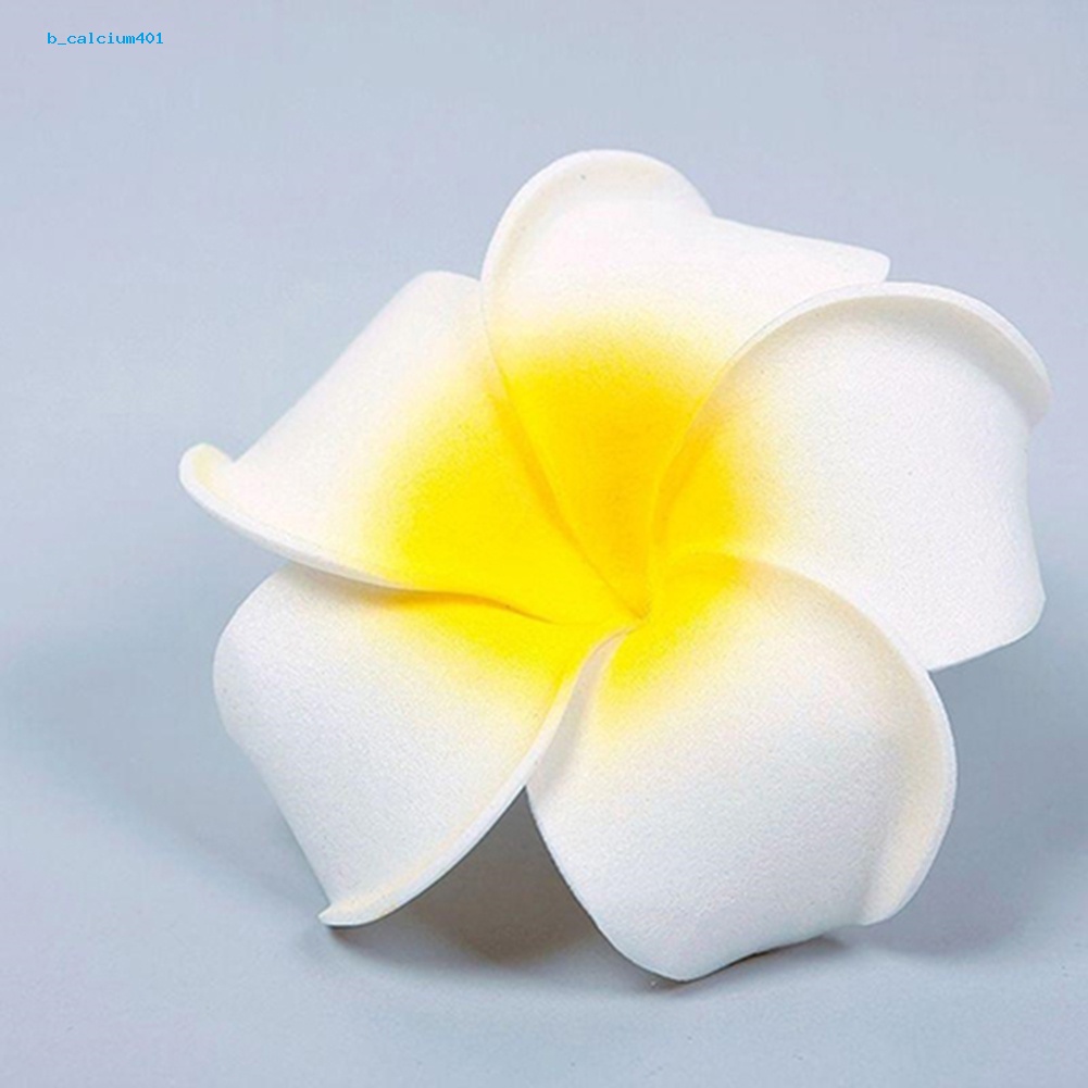 farfi-2-pcs-hawaiian-foam-flower-bridal-wedding-party-hair-clip-white-plumeria-decor