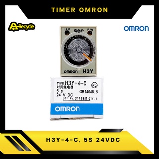 OMRON H3Y-4-C, 5S 24VDC TIMER RELAY OMRON 4 Contact 8 ขา