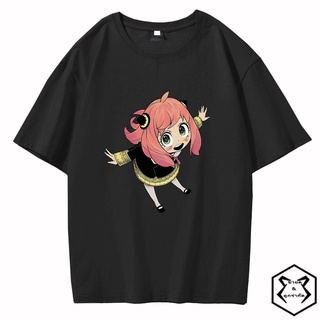 2022 Spy X Family Tshirt Anya Smug Bond Forger Yor And Loid T-shirt Anime Graphic Printing 100% Cotton Tee-shirt Short S