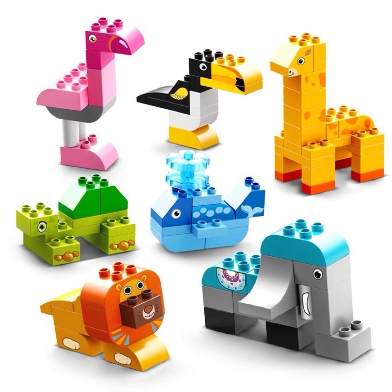 ลด20-โค้ด20xtra11-feelo-ตัวต่อขนาดใหญ่-ของเล่นเด็ก-ตัวต่อเลโก-เลโกสัตว์-ของเล่นเสริมพัฒนาการ-ตัวต่อ-โมเดลสัตว์-102-ชิ้น