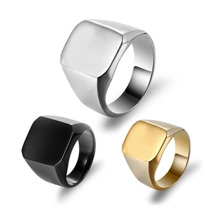 ภาพหน้าปกสินค้าFashion Simple Personality Couple Men and Women Gold Silver Ring Jewelry ที่เกี่ยวข้อง