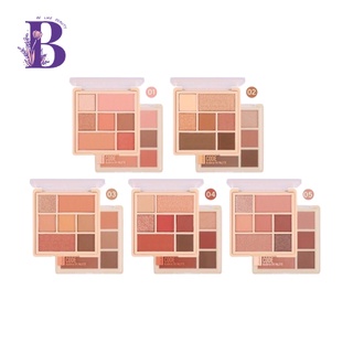 (1ชิ้น) MC3111 Meilinda Color Code Blush &amp; Eye Palette คัลเลอร์โค๊ดบรัช มี5เฉดสี