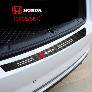 สติกเกอร์คาร์บอนไฟเบอร์ ป้องกันรอย ลายโลโก้รถยนต์ สําหรับ Honda Dio Fit3 Rd1 Civic Binzhi XRV CRV Accord 1 ชิ้น