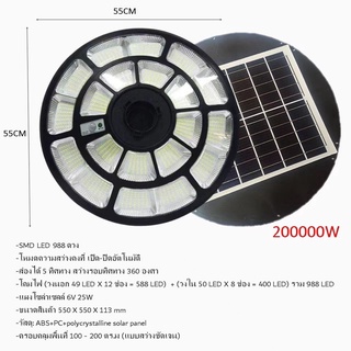 ภาพหน้าปกสินค้าไฟโซล่าเซลล์️UFO200,000-550,000W- ยี่ห้อ JD POPแท้แสงขาวสว่างรอบทิศทาง ไฟสนาม พลังงานแสงอาทิตย์️มีรับประกันสินค้า จากร้าน solarlighting_shop บน Shopee