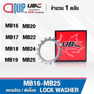 MB16 MB17 MB18 MB19 MB20 MB22 MB24 MB25 UBC แหวนจักร / พับล็อค LOCK WASHER AW16 AW17 AW18 AW19 AW20 AW22 AW24 AW25