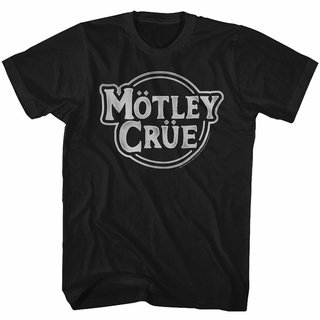เสื้อผ้าผชเสื้อยืด ลาย Motley Crue Motley Crue สีดํา สําหรับผู้ใหญ่S-5XL