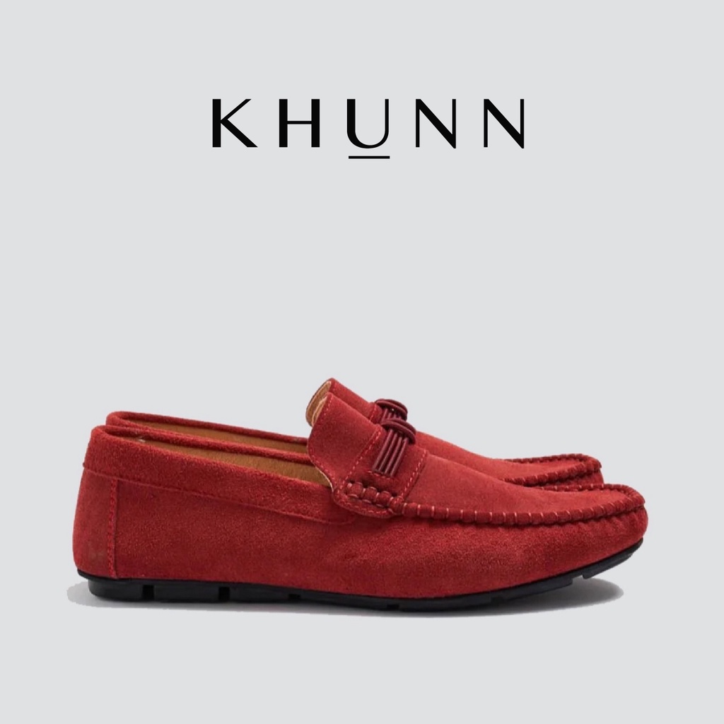 ภาพหน้าปกสินค้าKhunn รองเท้ารุ่น Sprarrow สี Burgendy
