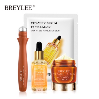 BREYLEE ซีรีส์วิตามินซี ไวท์เทนนิ่ง มาส์กหน้า อายครีม เซรั่ม ลบรอยคล้ําใต้ตา จุดด่างดํา ชุ่มชื้น ดูแลผิว เอสเซ้น