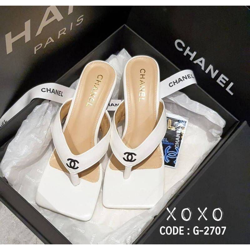 เช็คก่อนกดสั่งซื้อจ้า-รองเท้าส้นสูงงานหนีบ-ส้นไม่สูงมาก-ใส่สบาย-g-2707