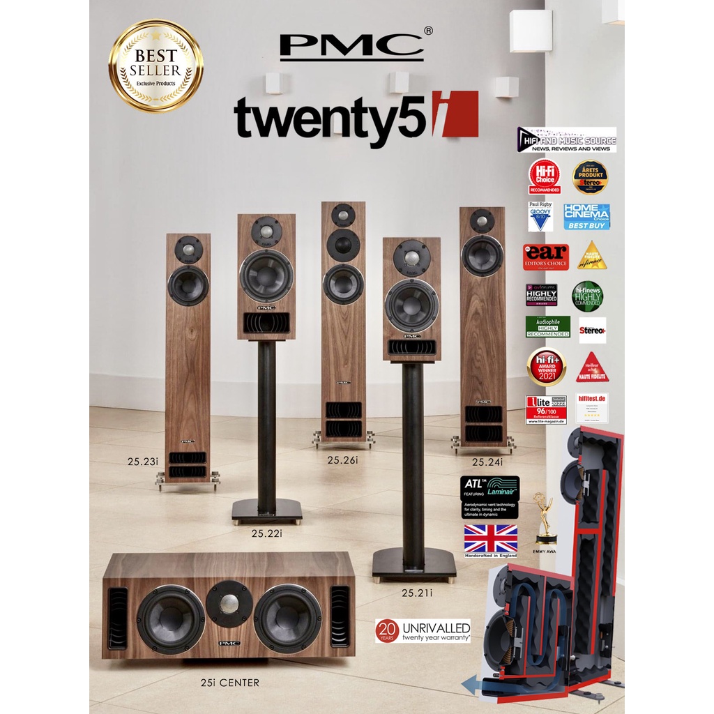 pmc-twenty5-26i-top-class-flagship-speakers-with-british-true-hi-end-three-way-design