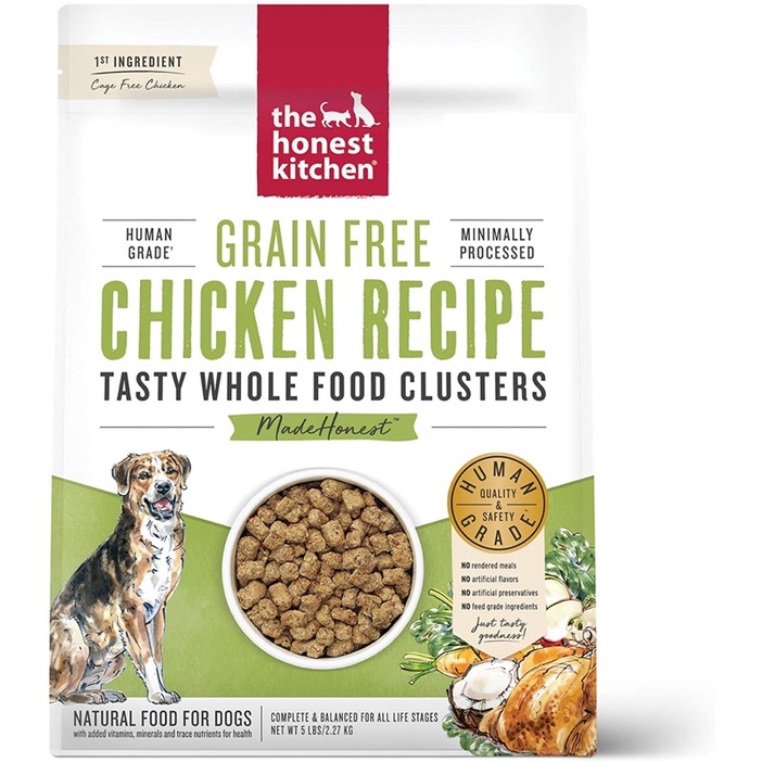 อาหารสุนัข-the-honest-kitchen-whole-food-clusters-สูตร-grain-free-chicken-recipe-ขนาด-2-27-kg