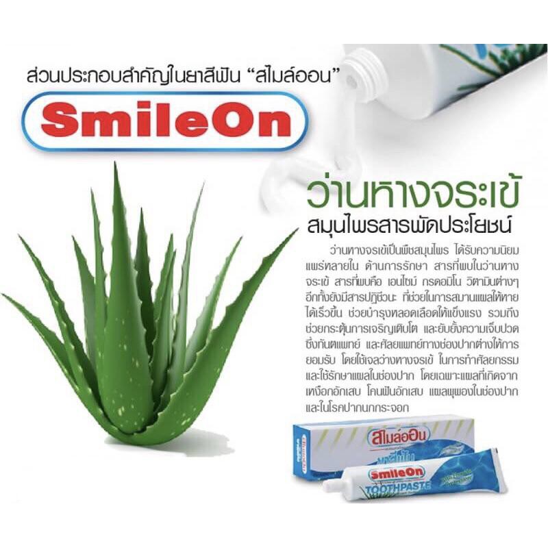 พร้อมส่ง-ของแท้ยาสีฟันสไมล์ออน-ยาสีฟันซูเหลียน-smileon-toothpaste-250g-1หลอด