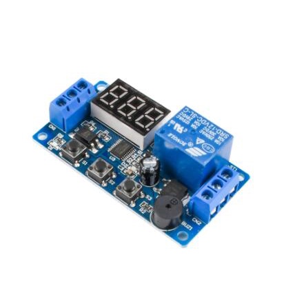 Digital LED Display Time Delay Relay Module Board DC 12V Control Timer ...