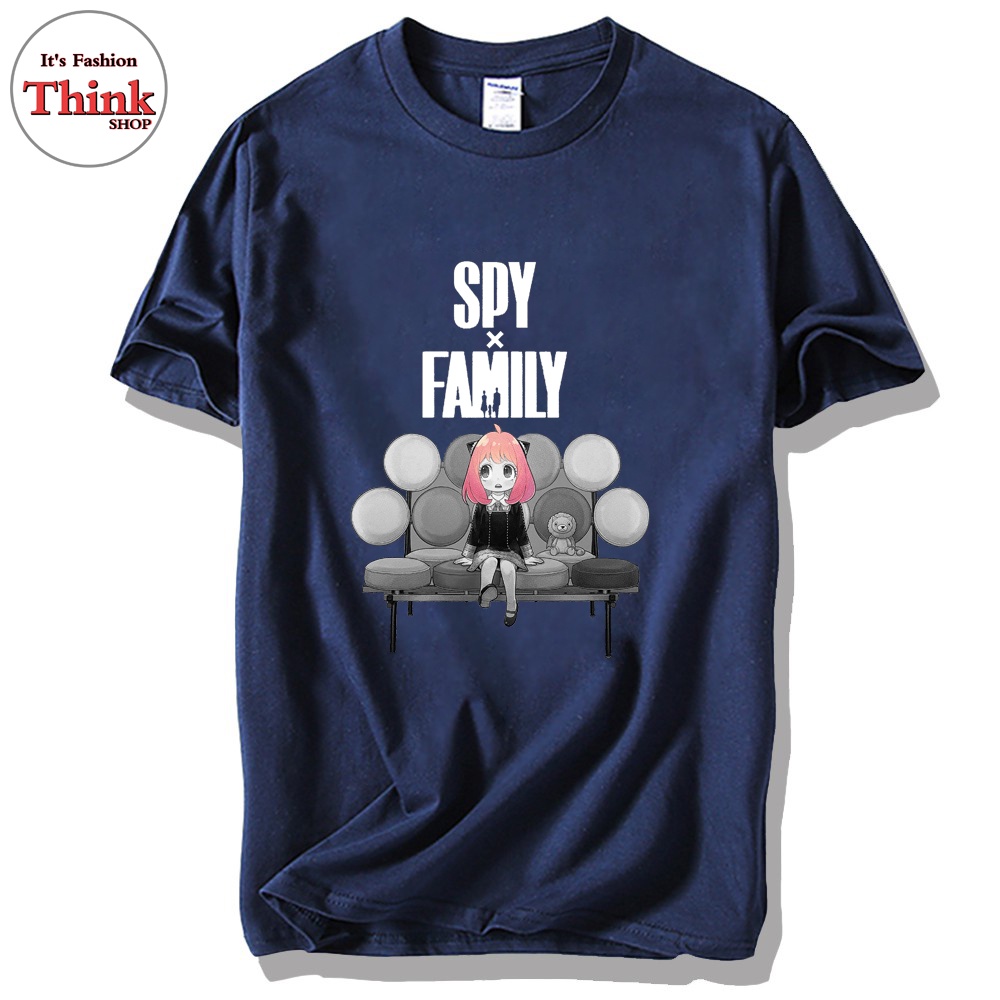 อะนิเมะ-spy-x-family-เสื้อ-anya-tshirt-คอสเพลย์ผู้ชายผู้หญิง-summer-tops-t-shirt