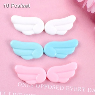 ปีกนางฟ้าเรซิ่นสําหรับตกแต่งโทรศัพท์มือถือ Diy 10 ชิ้น