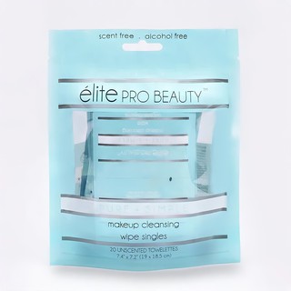 Elite pro beauty makeup cleansing ผ้าเปียกเช็ดทำความสะอาดเครื่องสำอางพกพา