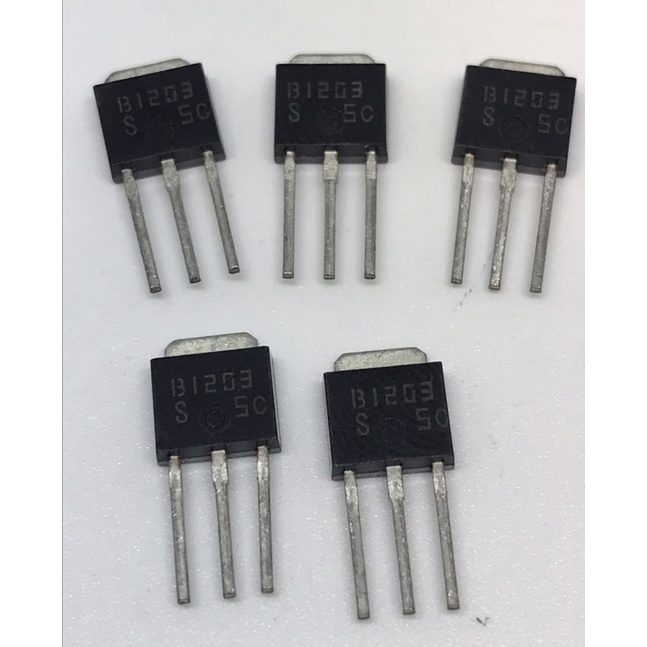 B1203 (2SB1203) PNP 5A 60V แพ็ค5ตัว | Shopee Thailand