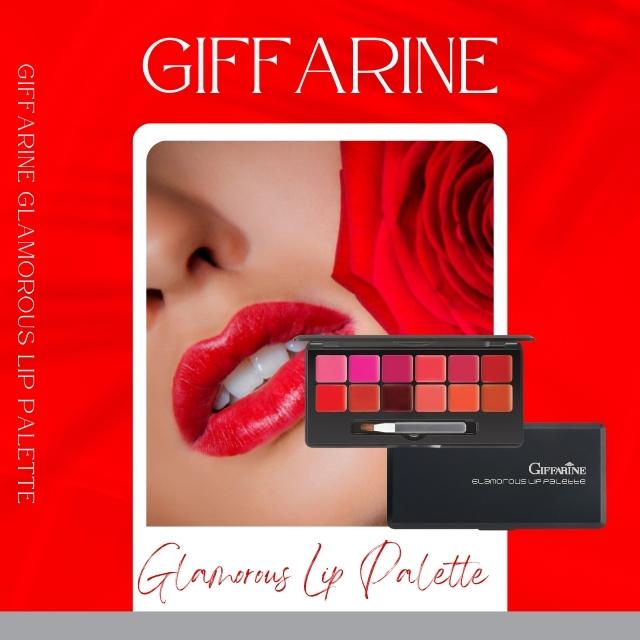 giffarine-glamorous-lip-palette-กลามอรัส-ลิป-พาเลท-กิฟฟารีน-บรรจุ-12-สี