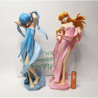 (แท้/มือสองไม่มีกล่อง) SEGA Ayanami Rei and Asuka Aphrodite Evangelion ANIME FIGURE Model โมเดล ฟิกเกอร์