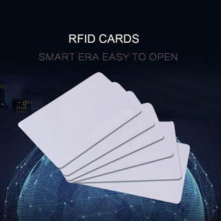 ภาพขนาดย่อของภาพหน้าปกสินค้าบัตร ID Card 125KHz RFID EM4100 / TK4100 บัตร PROXIMITY แบบบาง Read-only Smart Cards In Access Control 100PCs จากร้าน alpha_expert บน Shopee ภาพที่ 1