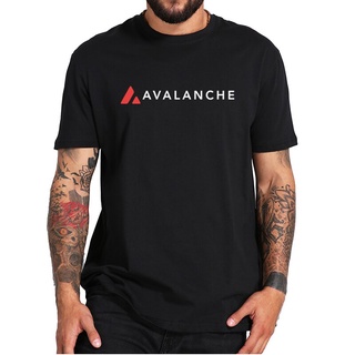 เสื้อยืดสีขาวเสื้อยืดแพลตฟอร์ม พิมพ์ลายการ์ตูน Avalanche Avax Crypto Cryptocurrency สไตล์ย้อนยุค ของขวัญวันเกิดS-4XL