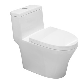 Sanitary ware 1-PIECE TOILET NASCO NC-8689S-WA 3/6L WHITE sanitary ware toilet สุขภัณฑ์นั่งราบ สุขภัณฑ์ 1 ชิ้น NASCO NC-