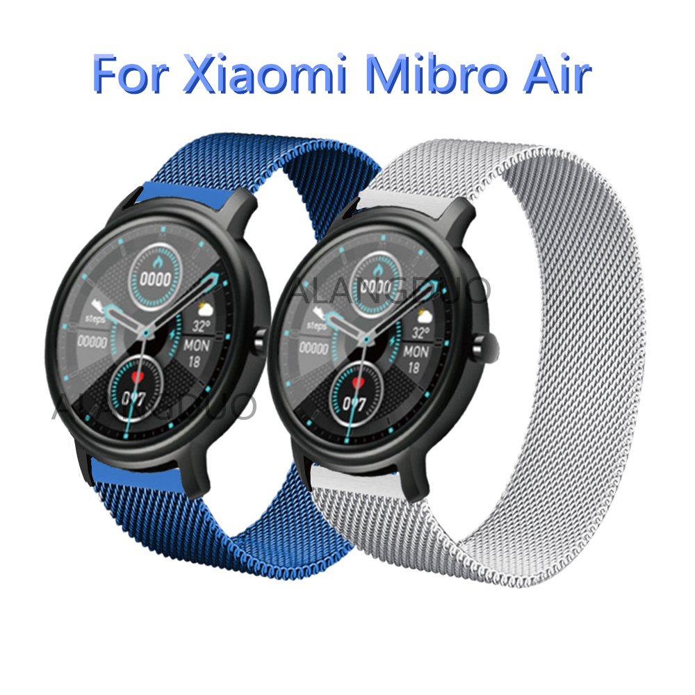 ภาพหน้าปกสินค้าMibro สายนาฬิกาข้อมือสแตนเลสสําหรับ Xiaomi Mibro Air Sport Watch