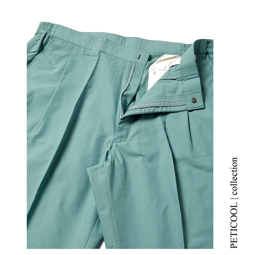 peticool-men-wear-two-tuck-pants-full-length-spring-summer-wear-japanese-work-wear-brand