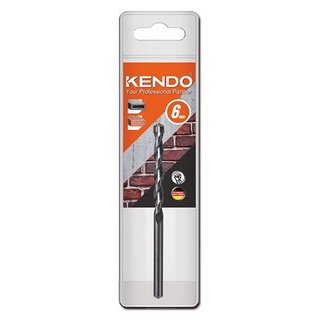 KENDO 19305004 ดอกเจาะปูนก้านกลม 5.0 × 85mm (1 ชิ้น/แพ็ค)