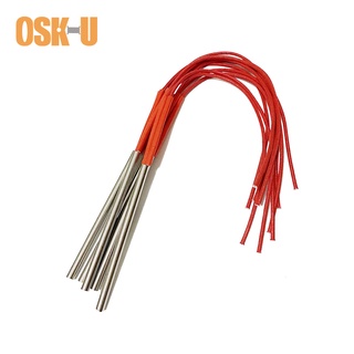 5PCS Electric Cartridge Heater Element 220V 6mm Tube Diameter Stainless Steel Tubular Heating Element Wattage 80W/100W/1