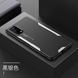เคสโทรศัพท์ Realme 7 5G Casing Soft Edge Metal Back Phone Cover เคส for Realme7 5G Case