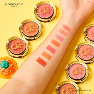 ภาพหน้าปกสินค้าGolden Rose/โกลเด้น โรส ที่ปัดแก้ม พาวเดอร์ บลัช Golden Rose Powder Blush ที่เกี่ยวข้อง