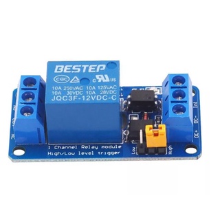 3.3V 5V 12V 24V 1 Channel Relay Module High and low Level Trigger Relay Board รีเลย์ 1 ช่อง