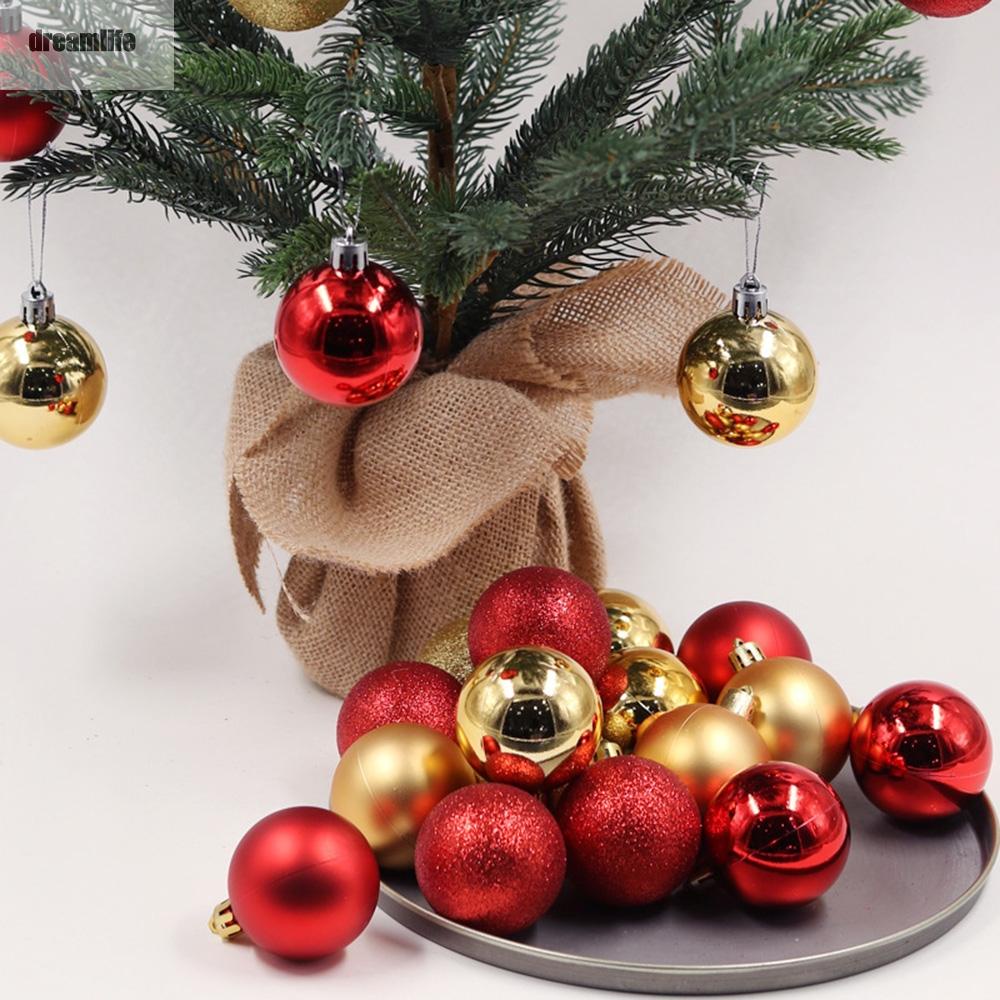 dreamlife-christmas-tree-ball-display-home-window-24pcs-bauble-fireplace-holiday