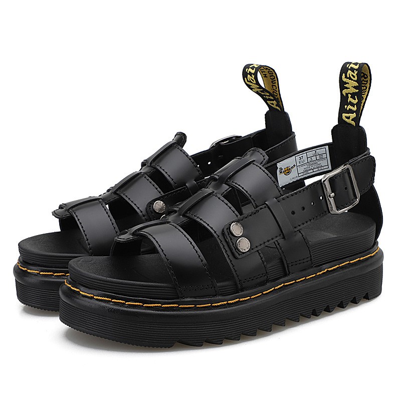 Women s England Dr.Martens Martin Shoes Bullock Real Leather Sandals Tooling Shoes size 35 41