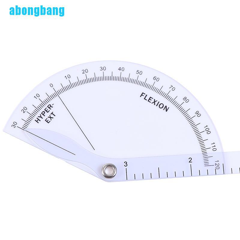 abongbang-ไม้โปรแทรกเตอร์วัดมุมนิ้วมือ-12-8-6-นิ้ว-สําหรับแพทย์-1-ชิ้น