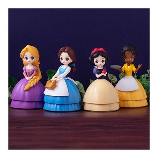 **พร้อมส่ง**กาชาปองเจ้าหญิงดิสนีย์ เทียน่า Disney Princess Capchara Hiroine Doll ของแท้