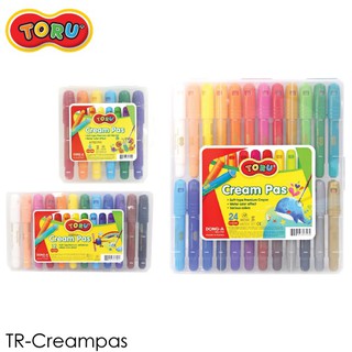 Toru สีระบายแบบแท่ง กล่องบรรจุ 6 สี Dong-A Cream Pas