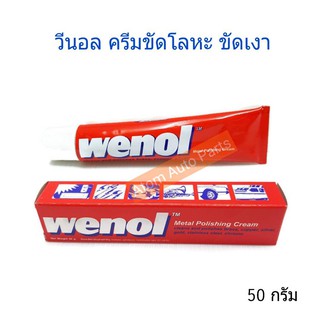 WENOL วีนอล ครีมขัดโลหะ ครีมขัดเงาคุณภาพสูงจากเยอรมัน ขนาด 50 กรัม