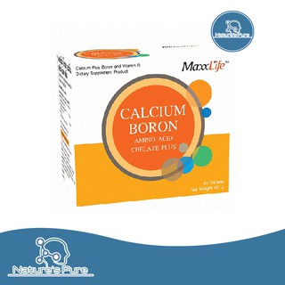 ภาพหน้าปกสินค้าMaxxLife Calcium Boron (60เม็ด) ที่เกี่ยวข้อง