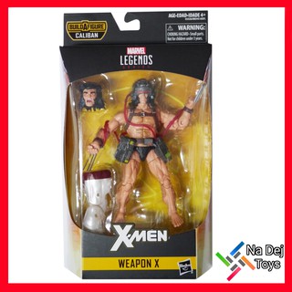 Marvel Legends Weapon X Wolverine 6" มาร์เวล เลเจนด์ เวพพ่อนเอ็กซ์ วูฟเวอรีน 6 นิ้ว (Marvel X-Men)