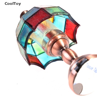 &lt; Cooltoy &gt; โคมไฟตั้งโต๊ะ LED ขนาดมินิ 1:12 สําหรับตกแต่งบ้านตุ๊กตา