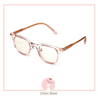 กรอบแว่นสายตาเลนส์ตัดแสงสีฟ้า + ออกแดดเปลี่ยนสี แบรนด์ Circus Eyewear รุ่น Vintage Auto Lens : 5240 CRYSTAL PINK